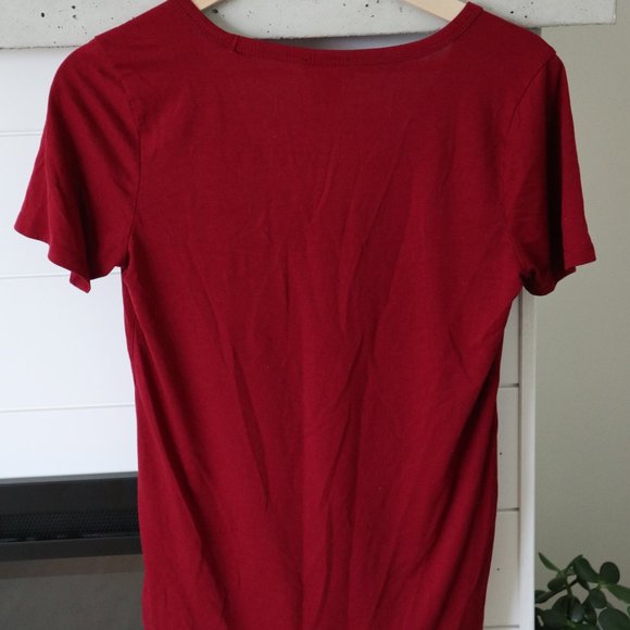 Joe Fresh Size XS Red T-Shirt - Picture 5 of 5